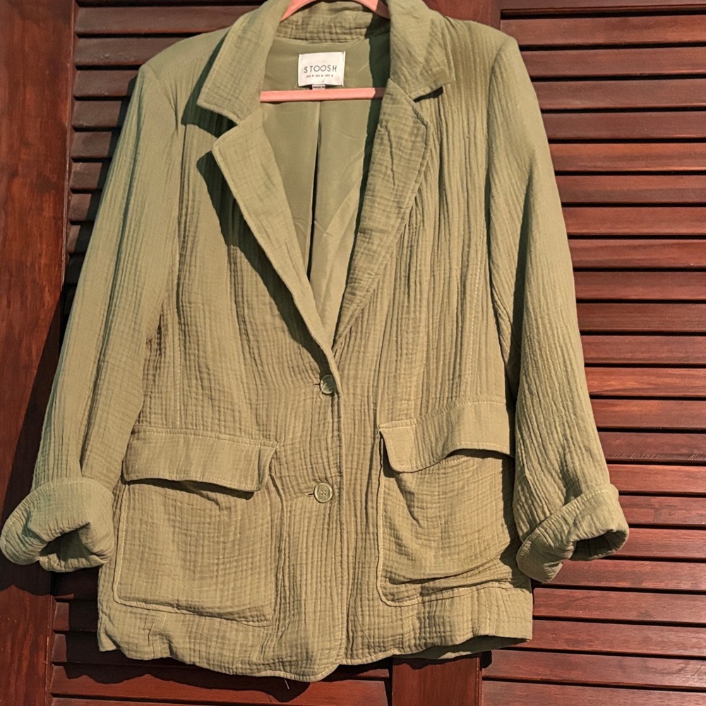 Stoosh Sage Green Women's Blazer